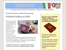 Tablet Screenshot of cidadaniaitalianaitalia.com
